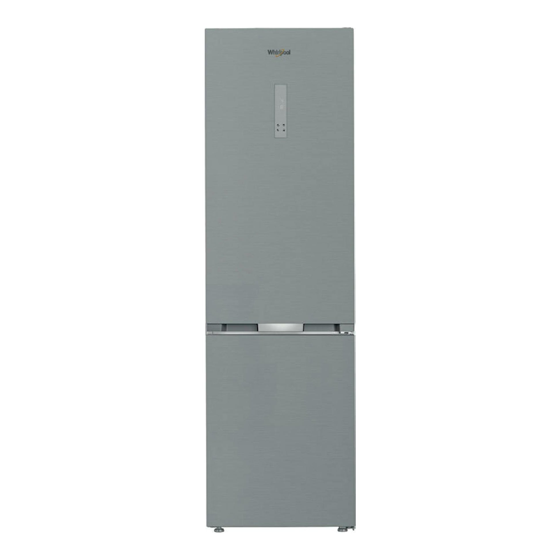 Frigorífico combi Whirlpool WHK26404XP5E, acabado Pearl Inox, vista frontal.