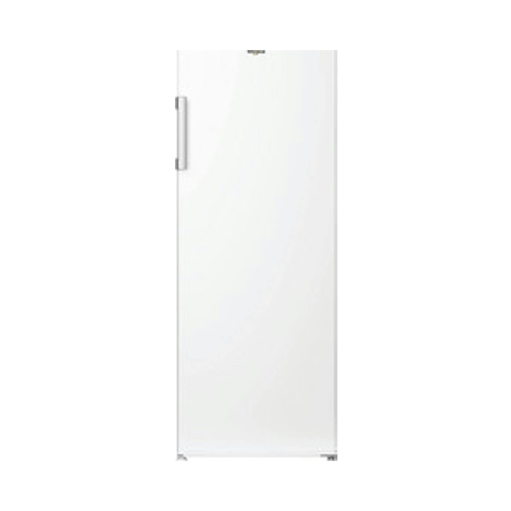 Frigorífico Whirlpool WHMLS 2411 W4E blanco, vista frontal sobre fondo blanco.