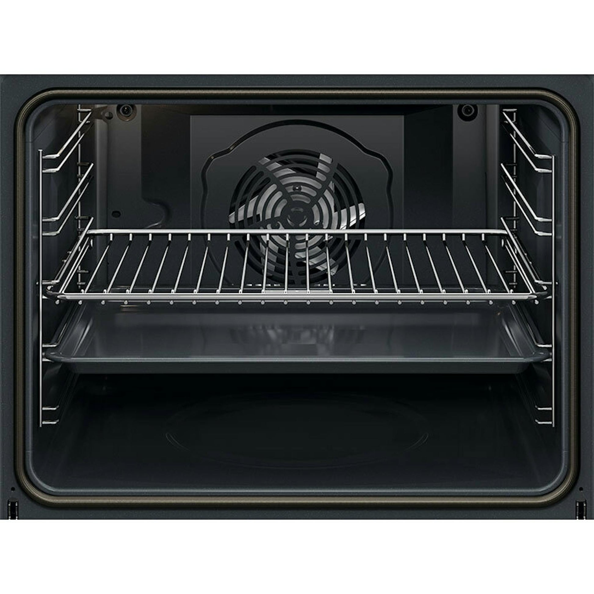 Interior del horno AEG OU5PB40SM Inox con ventilador y bandeja