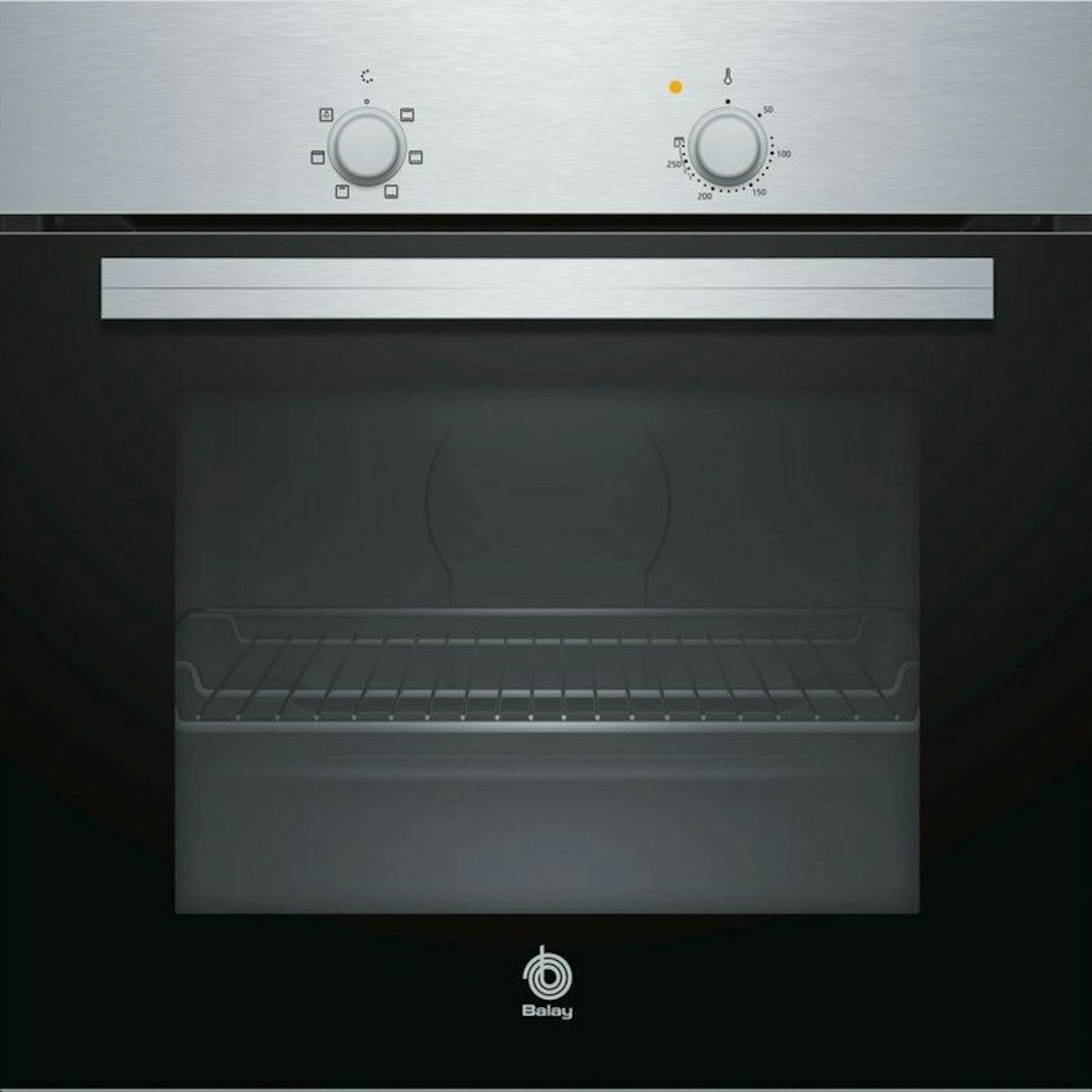 Horno Balay 3HB1000X0 inox con dos mandos y puerta de cristal