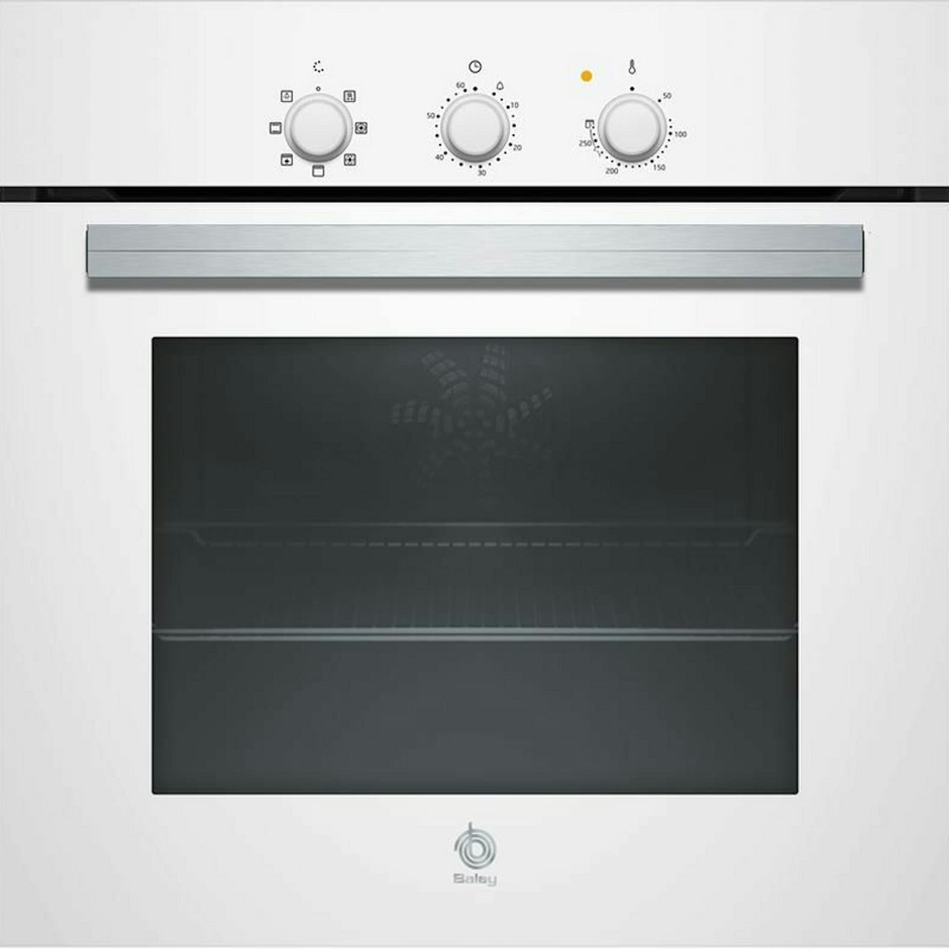 Horno Balay 3HB2010B0 blanco con panel de mandos y puerta de cristal