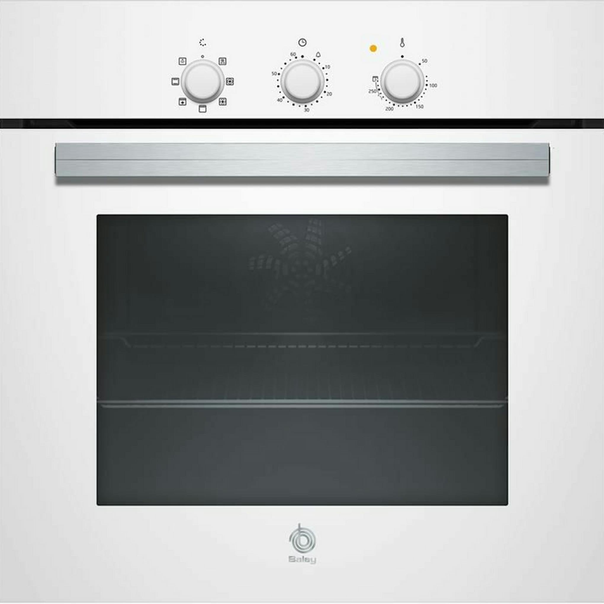 Horno Balay 3HB2010B0 blanco con panel de mandos y puerta de cristal
