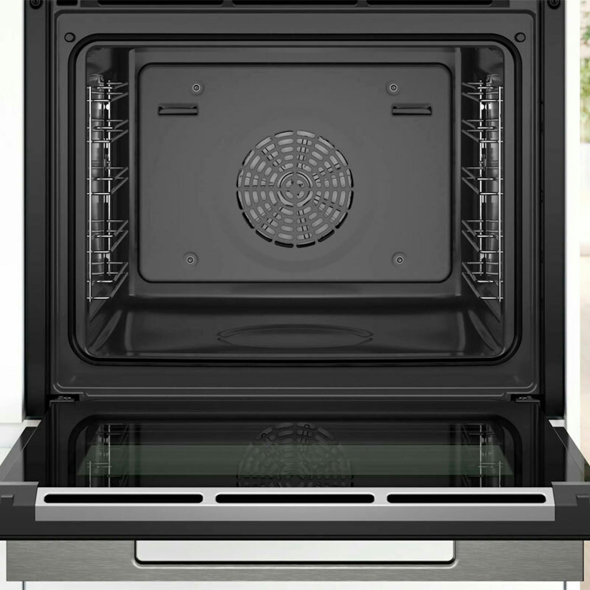 Interior del horno Bosch HSG7361B1 negro