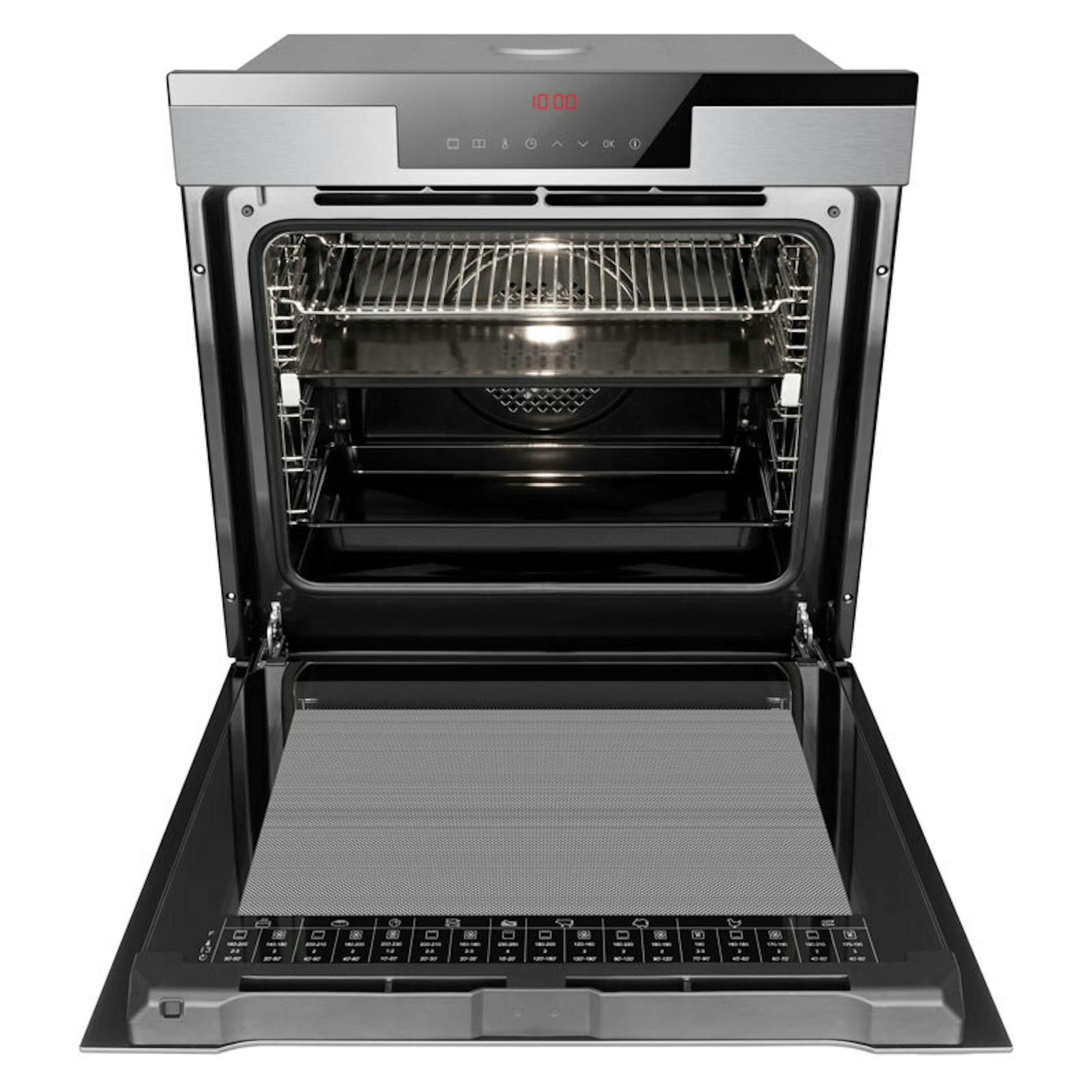 Horno Fagor 8H-760TCX inox con puerta abierta