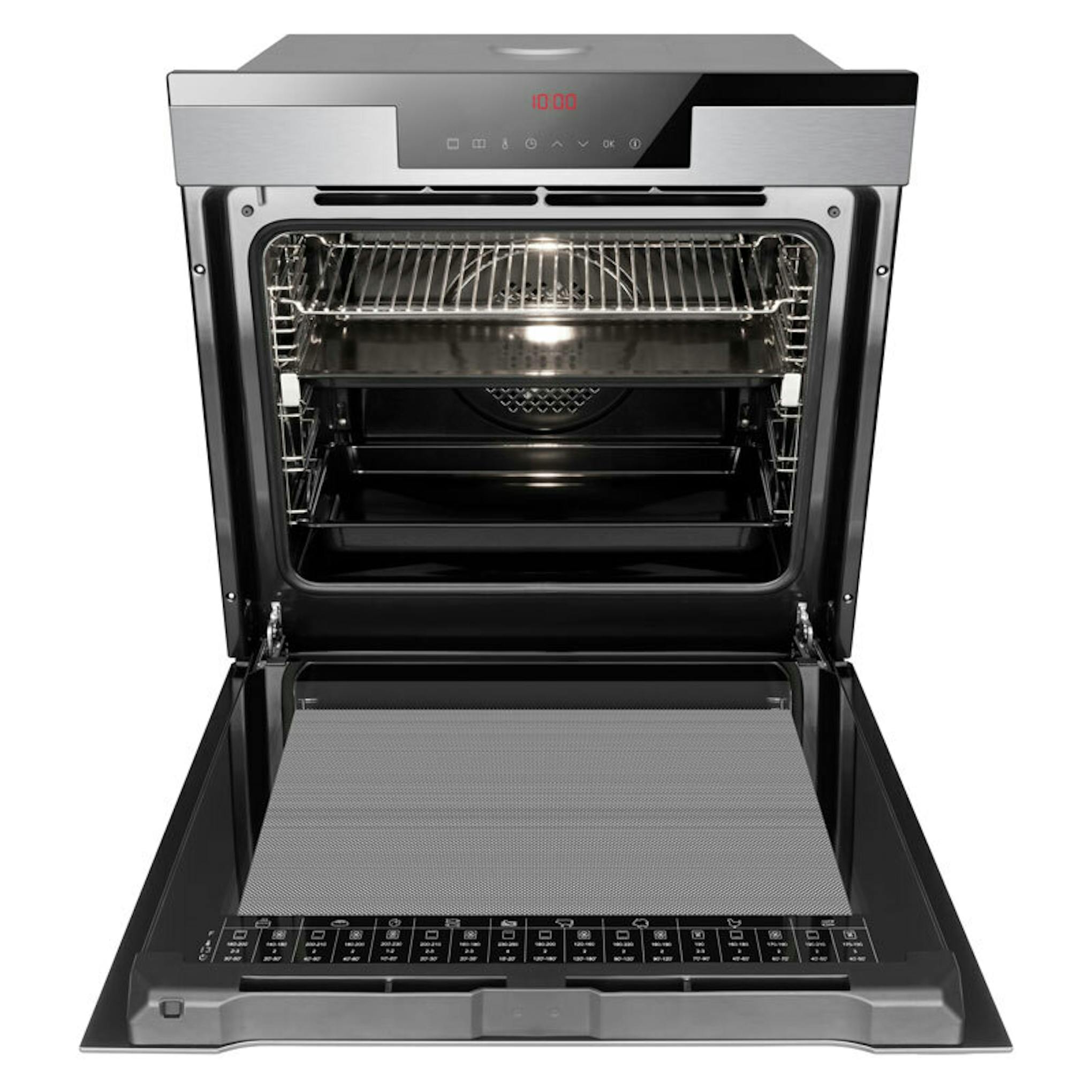 Horno Fagor 8H-760TCX inox con puerta abierta