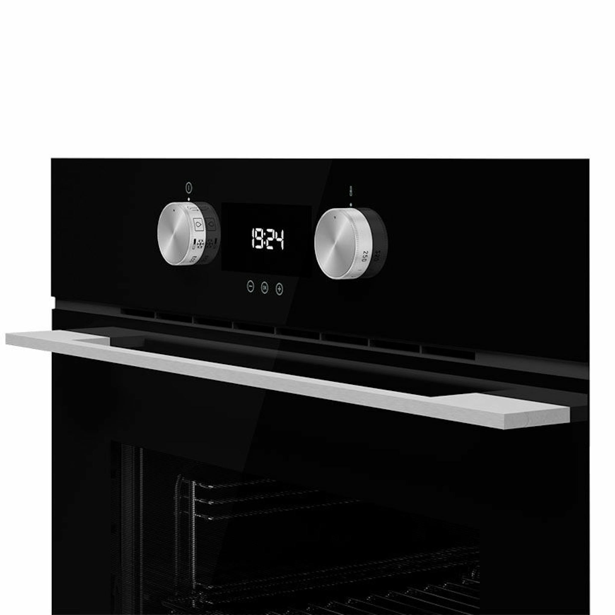 Horno Teka HLB8400 BK Neg negro con panel frontal, mandos y display digital