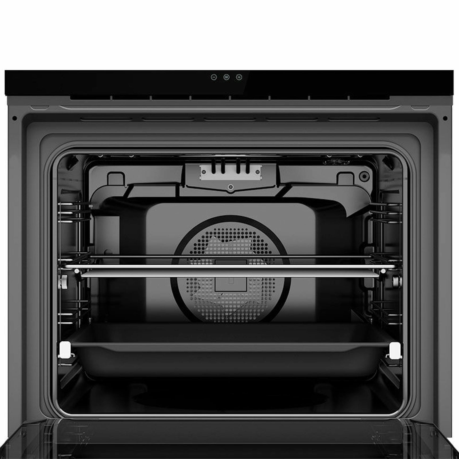 Interior del horno Teka HLB8400P BK negro