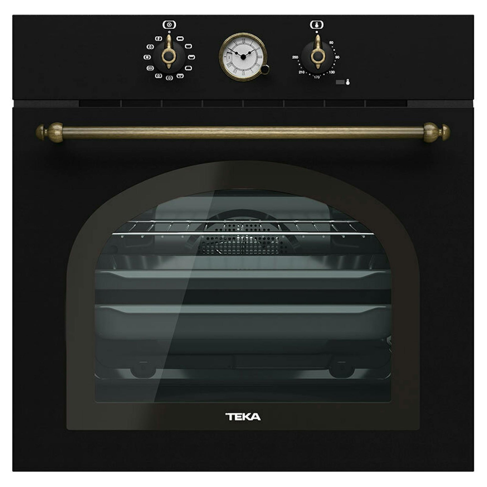Horno Teka HRB 6300 AT Antracita, vista frontal