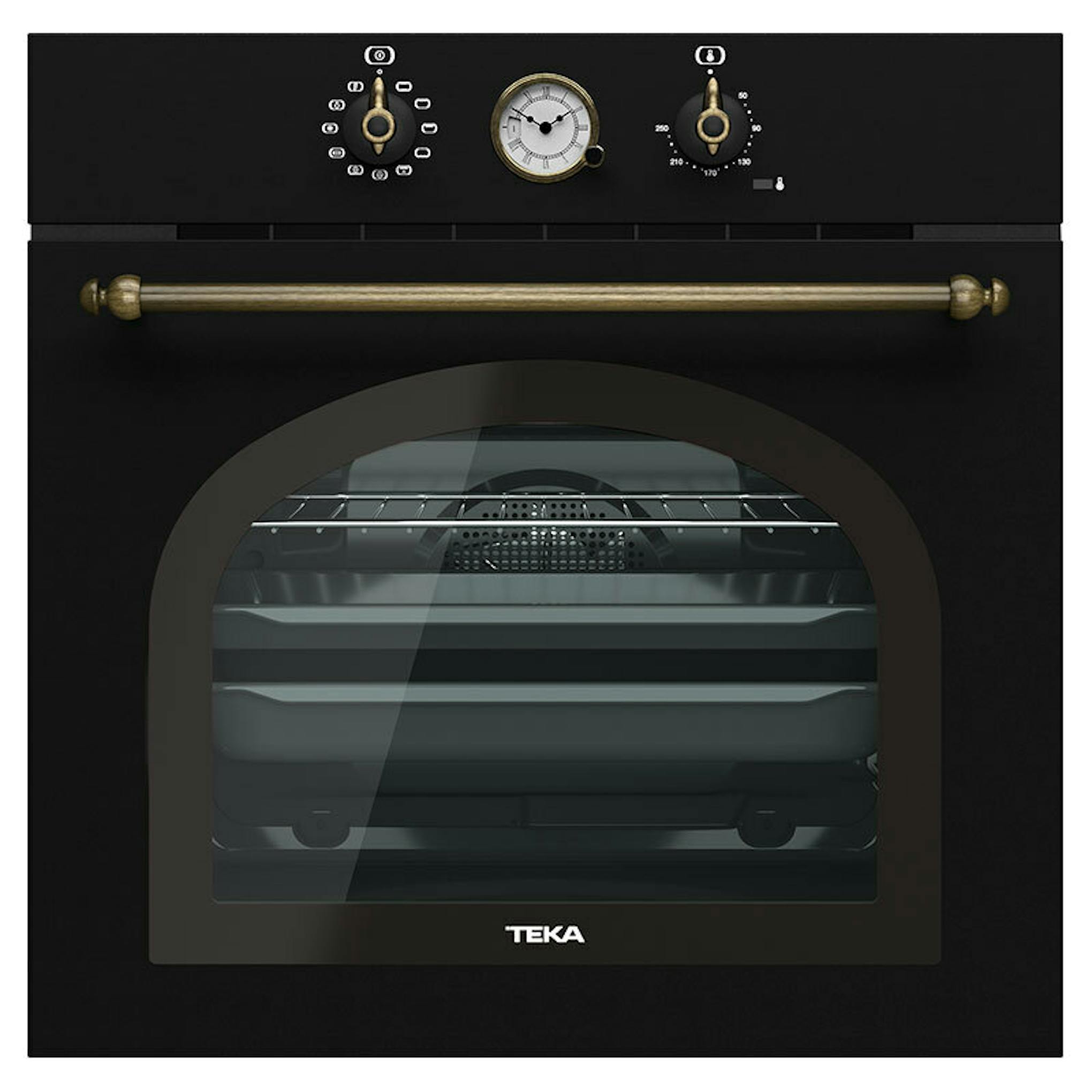 Horno Teka HRB 6300 AT Antracita, vista frontal
