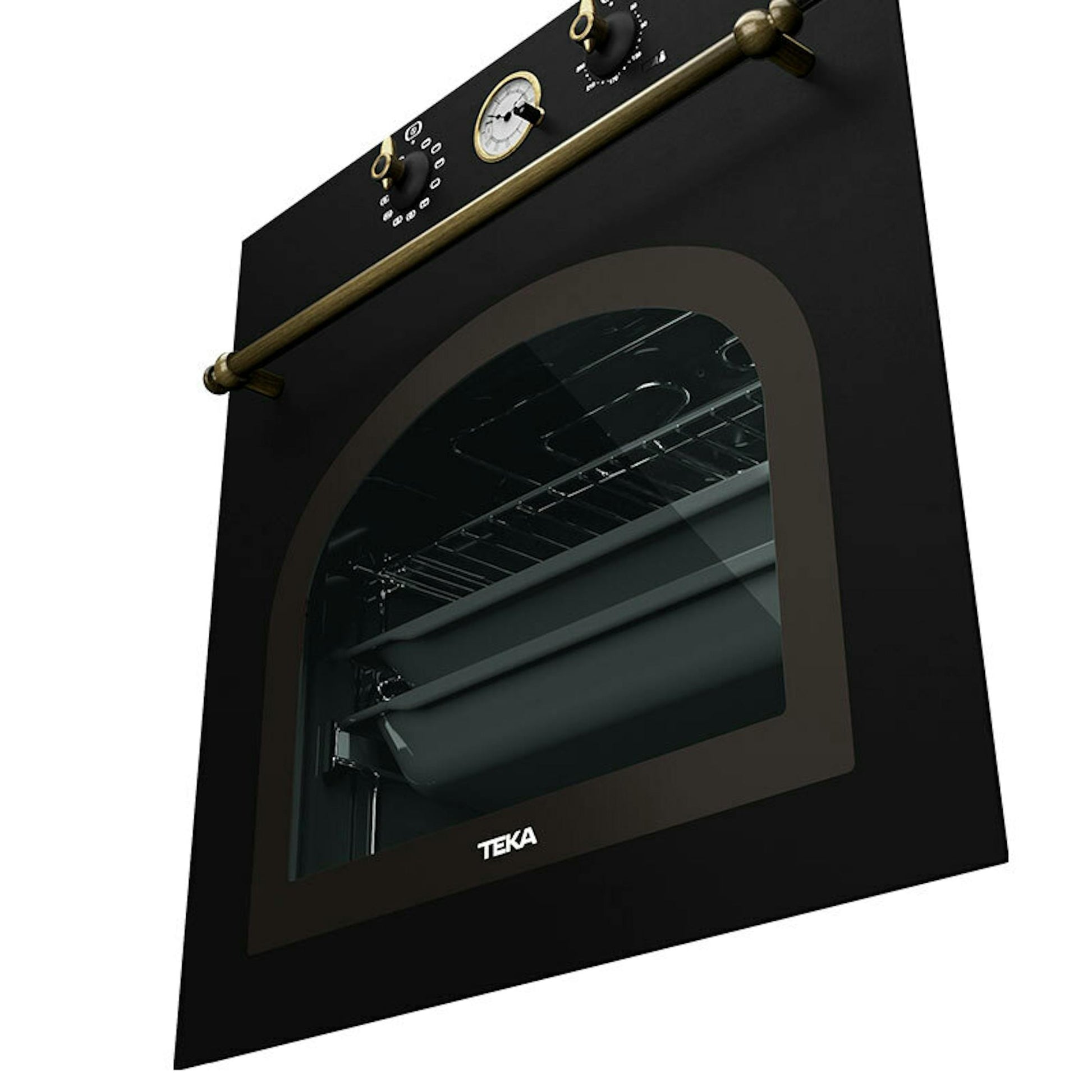 Horno Teka HRB 6300 AT antracita con puerta de cristal y mandos frontales