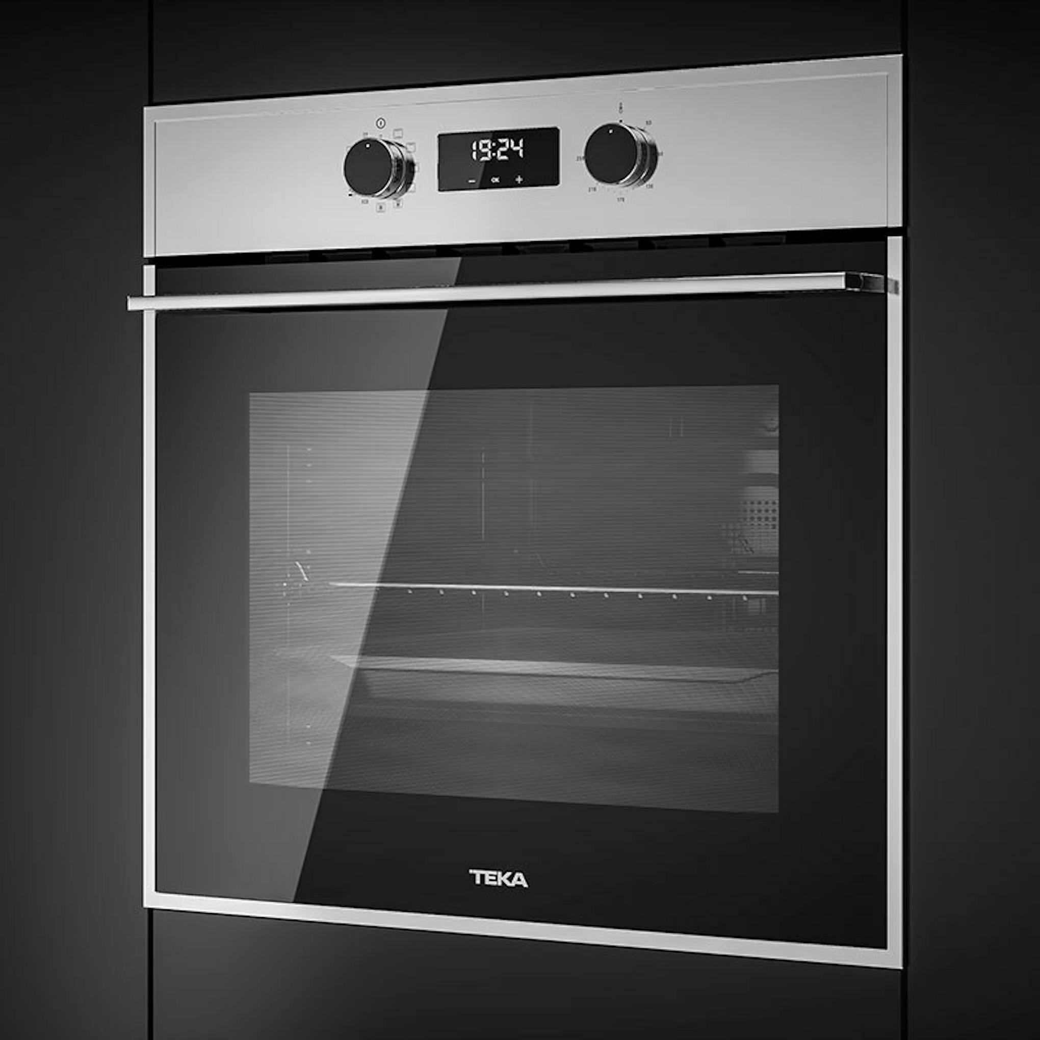 Horno Teka HSB 625 P Inox de acero inoxidable con panel digital y puerta de cristal
