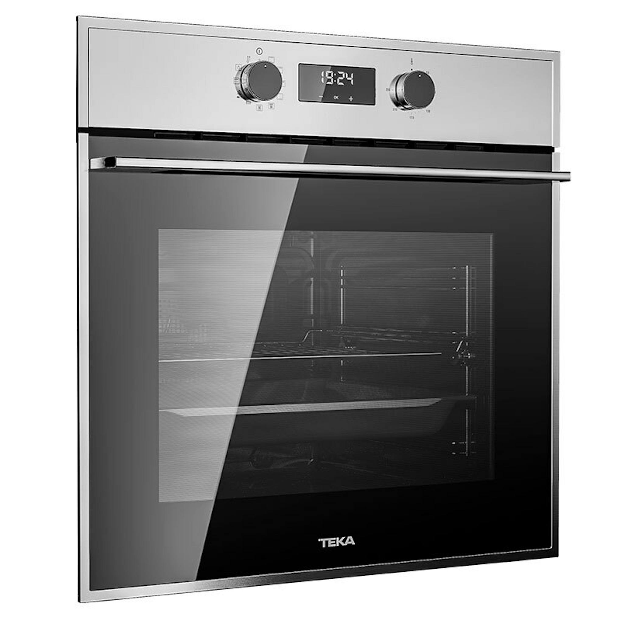 Horno Teka HSB 625 P Inox de acero inoxidable con frontal negro y panel digital