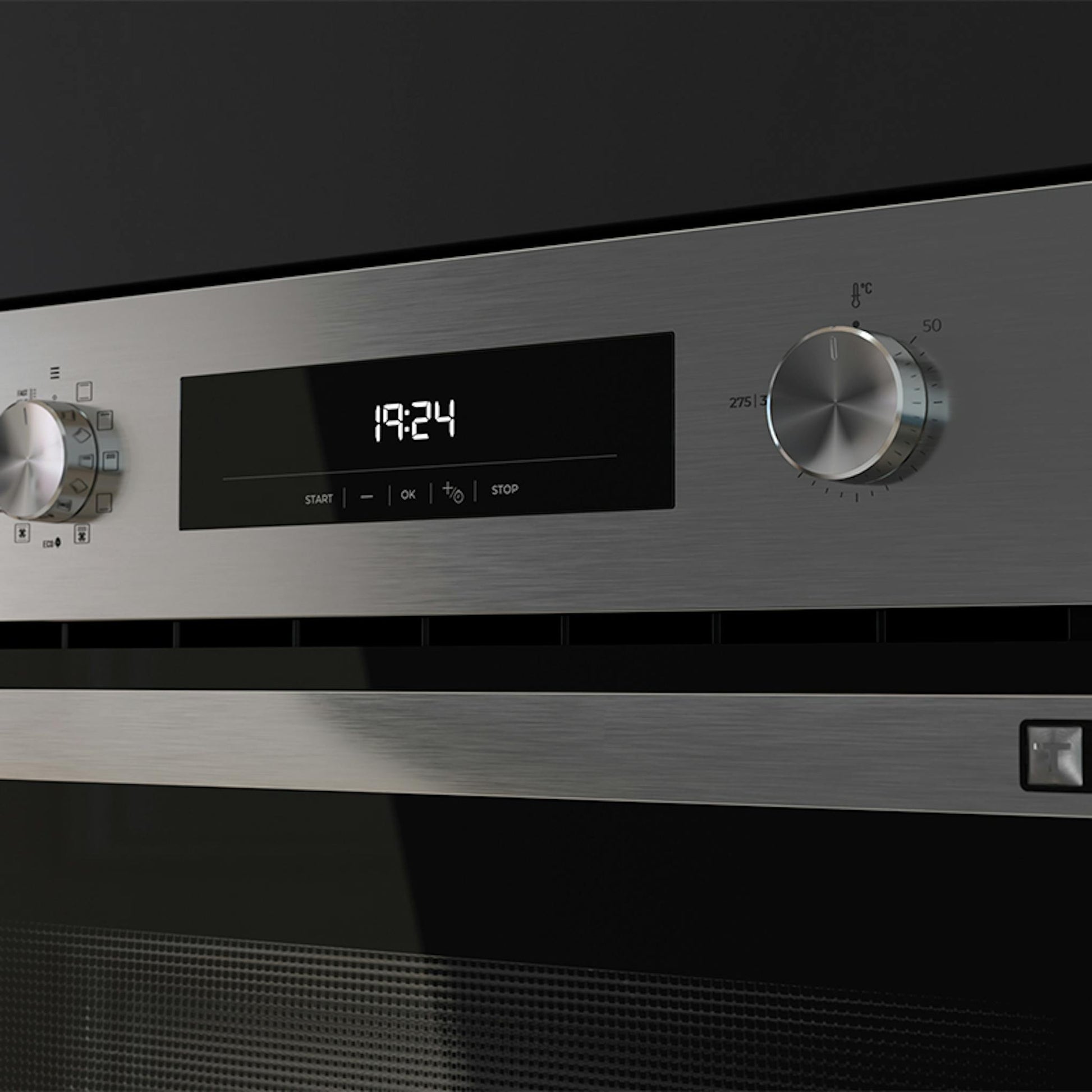 Horno Teka HSC6350P Inox con panel de control y pantalla frontal