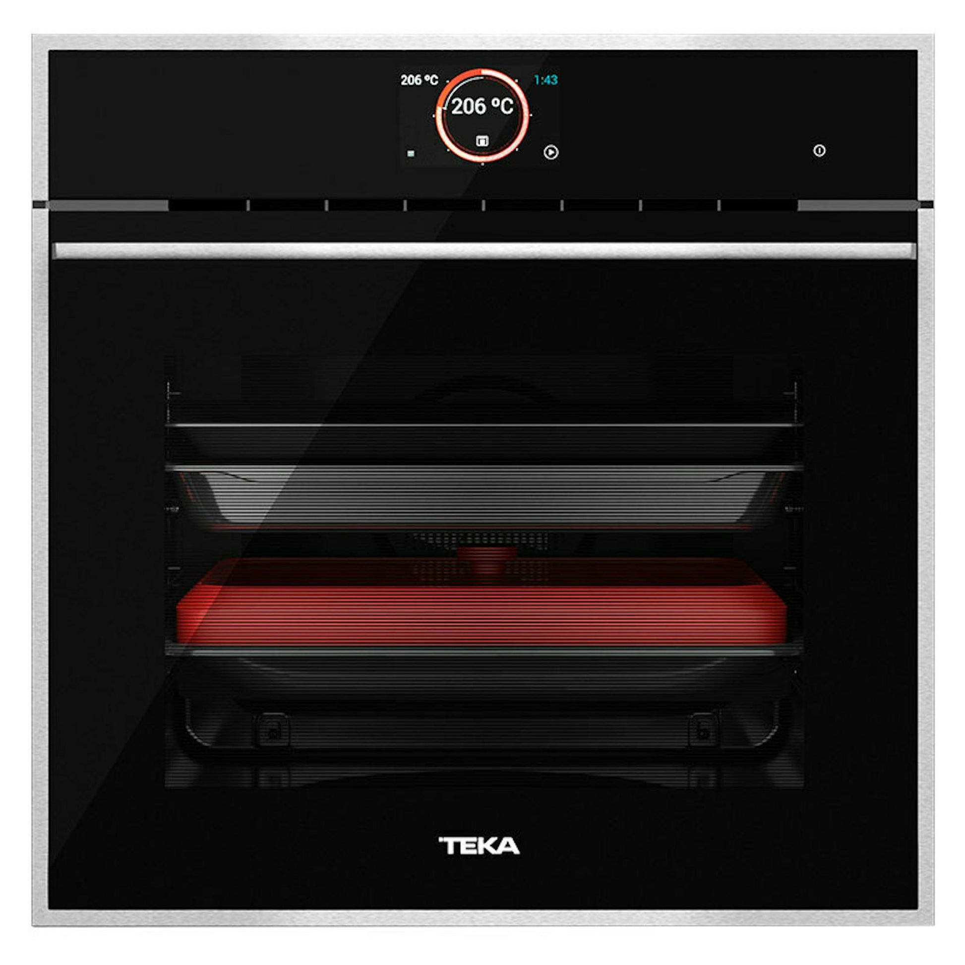 Horno Teka iOVEN P negro en vista frontal