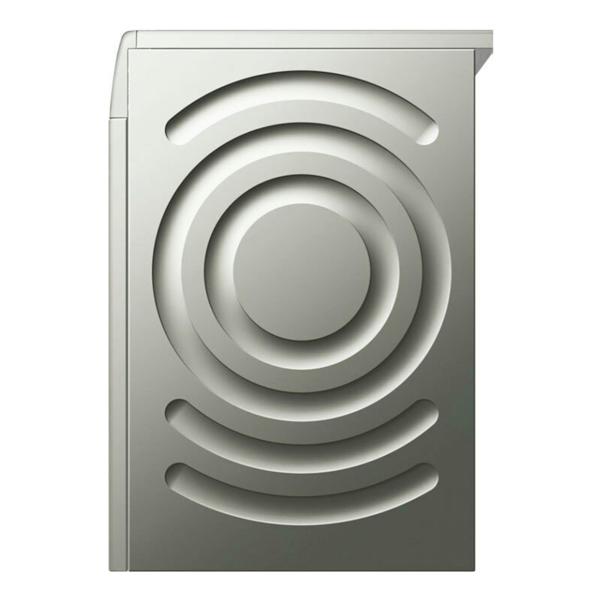 Lavadora Balay 3TS282X de 8 kg, vista frontal, color gris, con diseño circular en el panel.