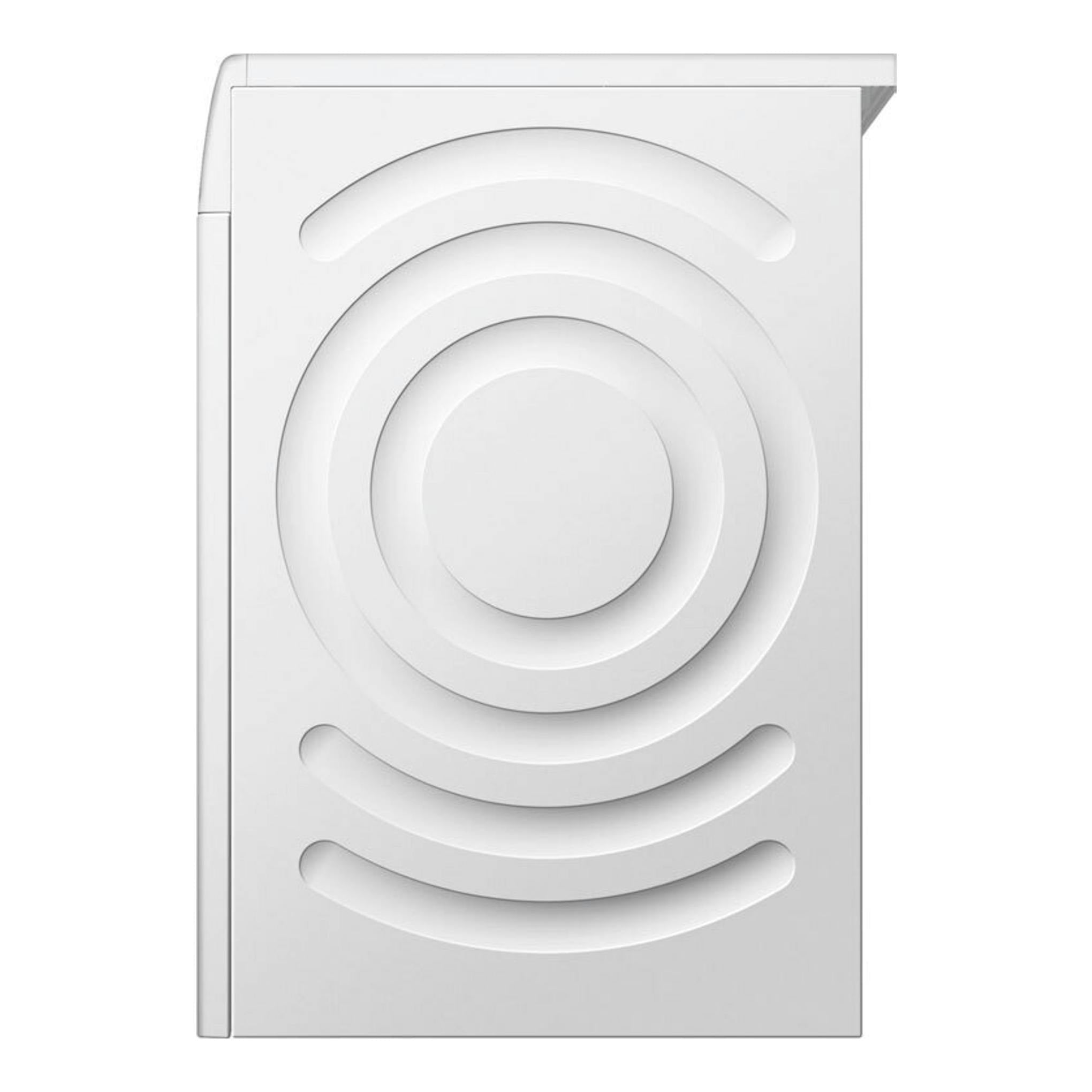 Lavadora Balay 3TS395BS blanca, vista frontal, con diseño circular en el panel.