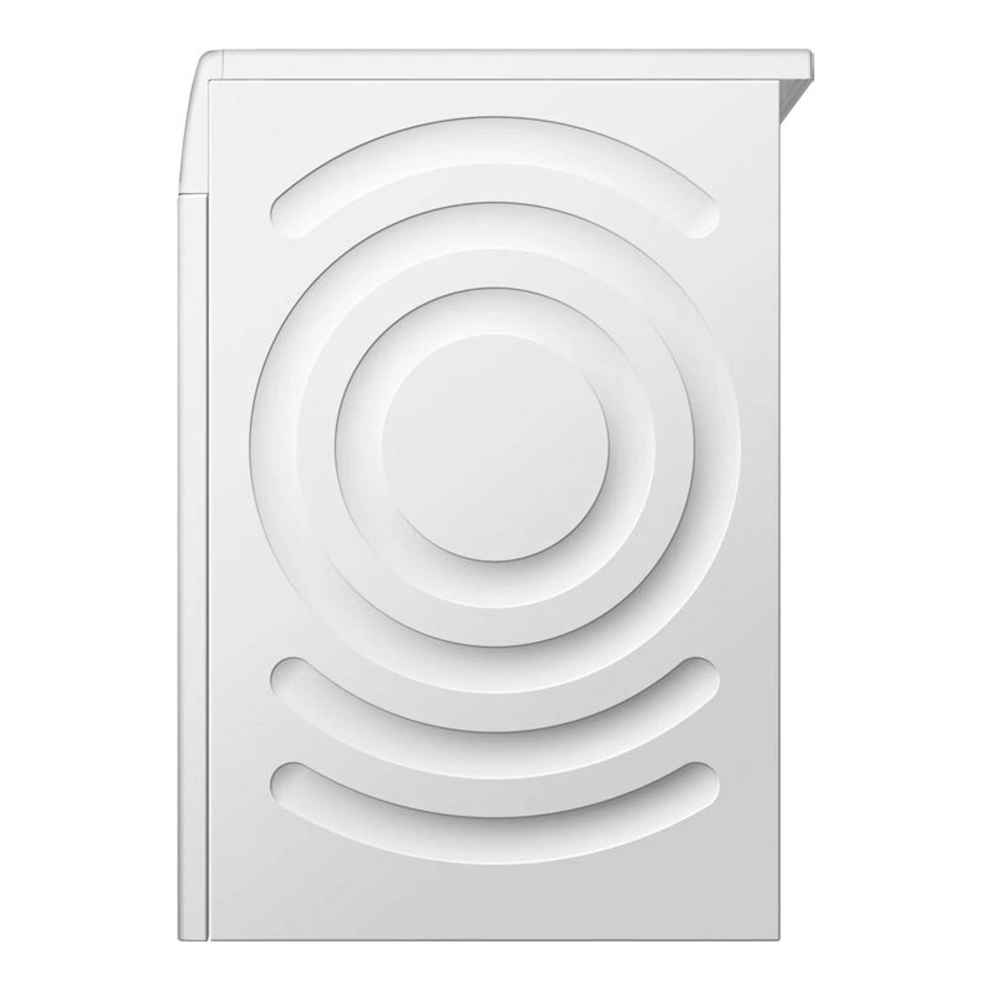 Lavadora Bosch WGH244A0ES blanca, vista frontal, con panel circular en la puerta.