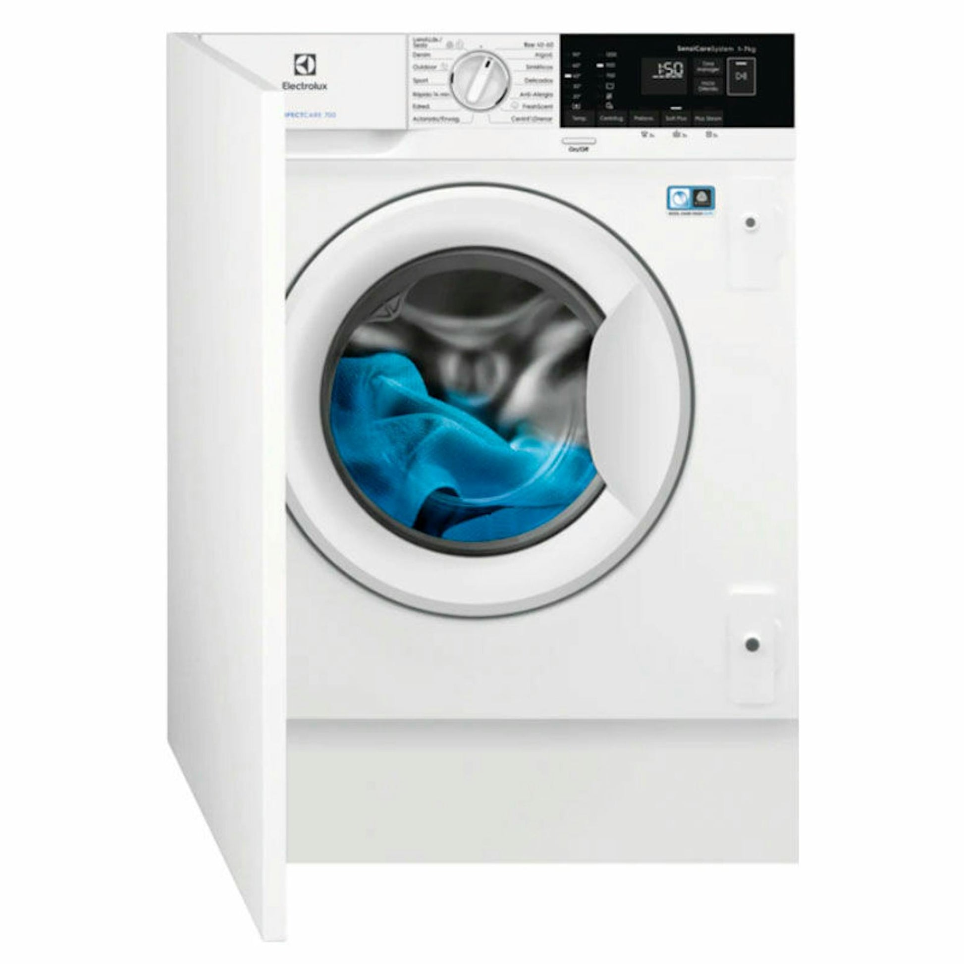 Lavadora integrable Electrolux EN7F4722AN de 7 kg con puerta frontal blanca