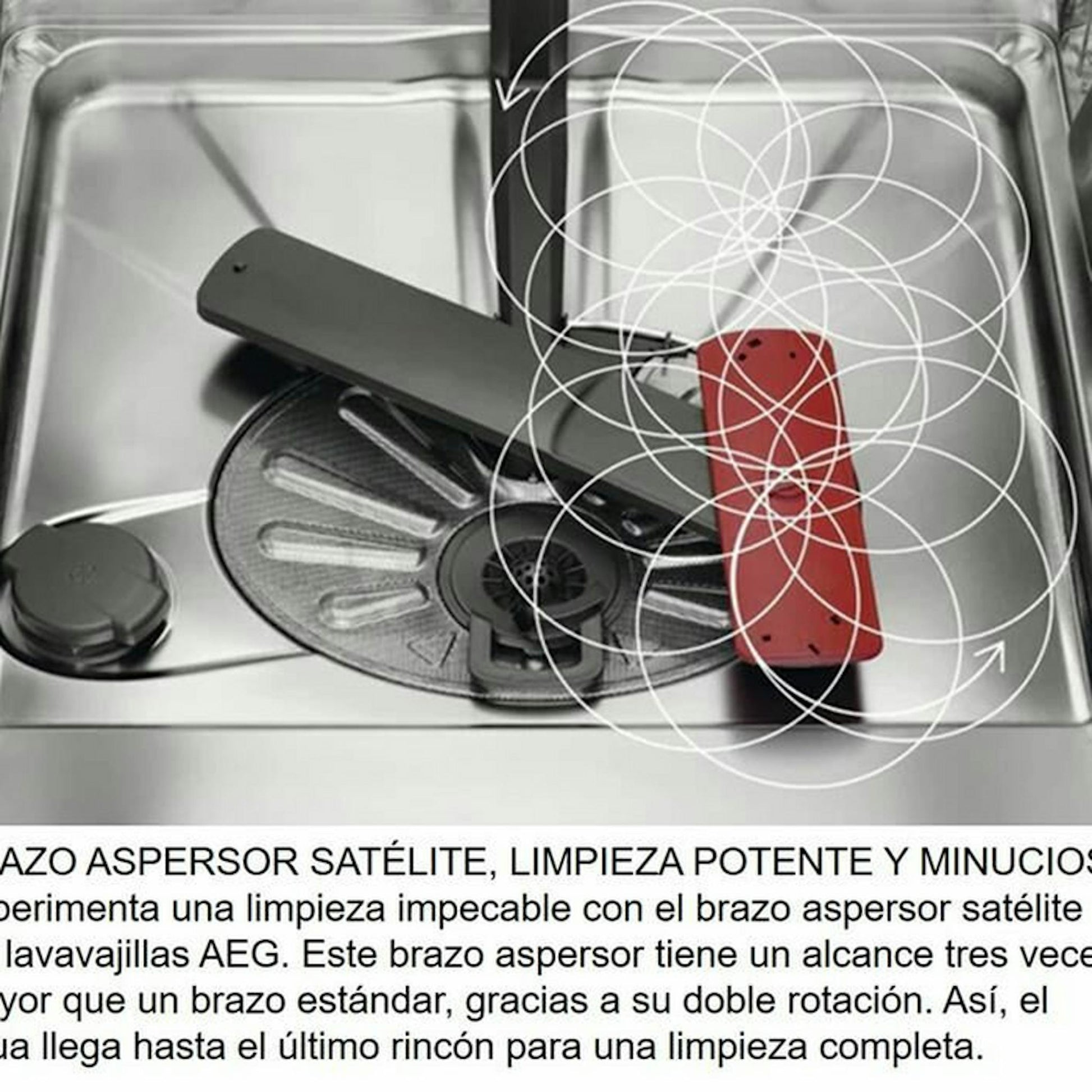Brazo aspersor satélite del lavavajillas integrable AEG FSE62417P