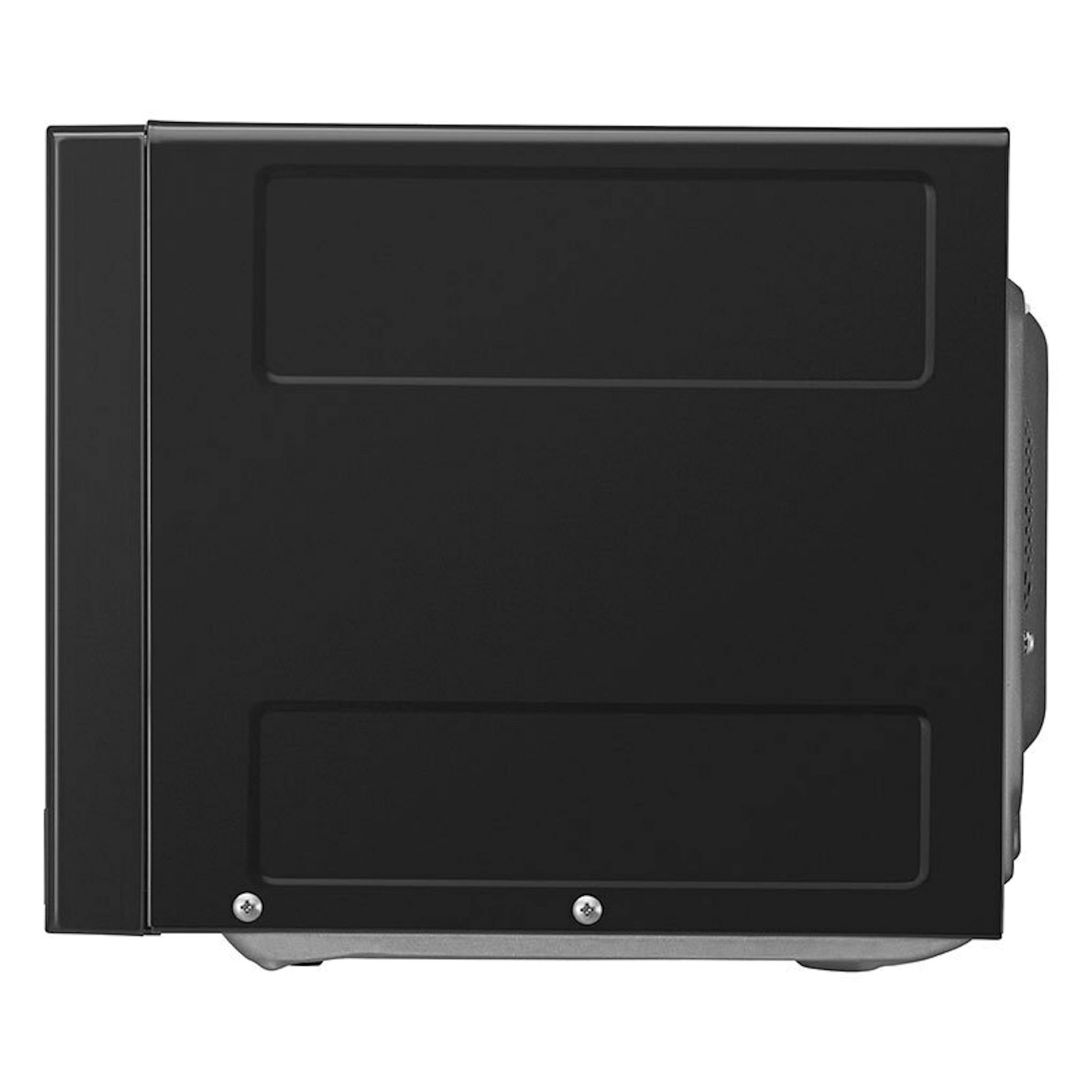 Microondas LG MH6042D negro, vista lateral
