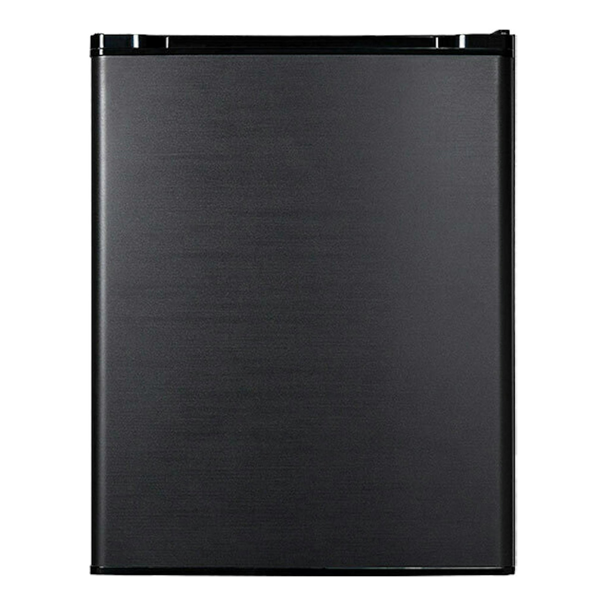 Minibar Exquisit FA60-260G negro, vista frontal sobre fondo blanco.