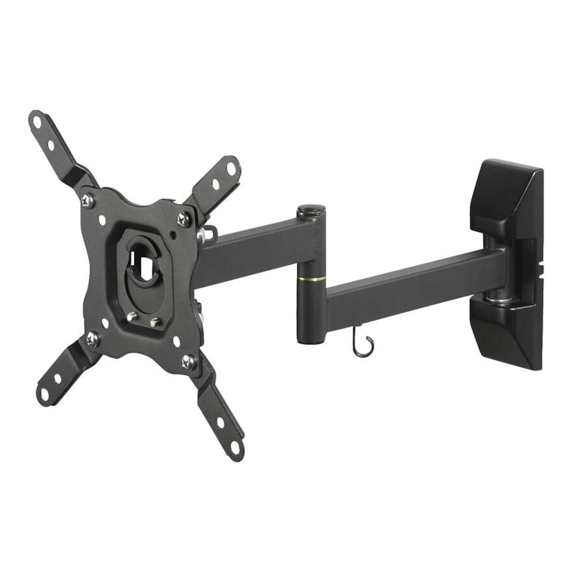 Soporte de pared para TV Vivanco BFMO 6020 negro, articulado y giratorio, con brazo extensible.