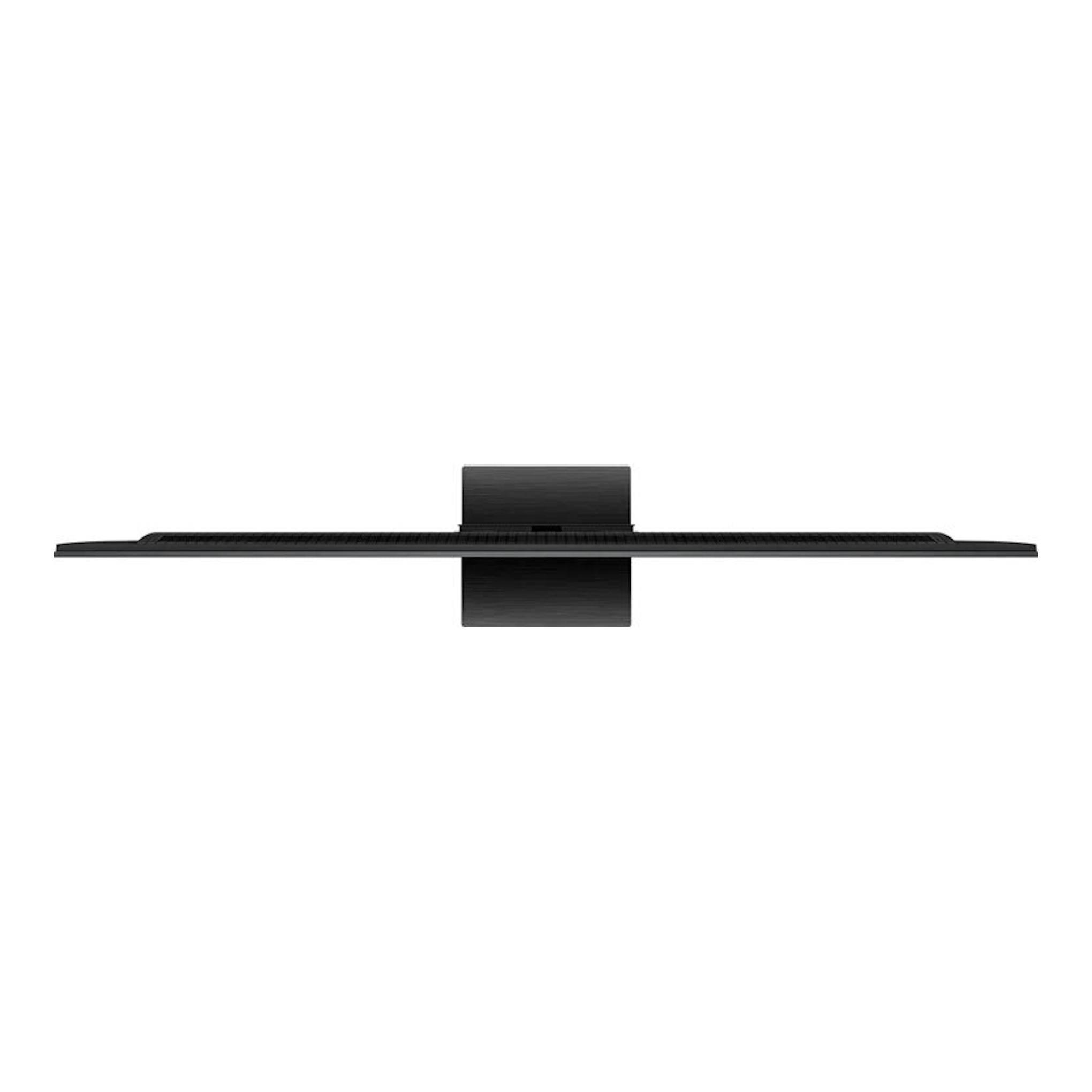 TV TCL 65C7K MiniLED 4K de 65", vista lateral, en color negro, con soporte central.