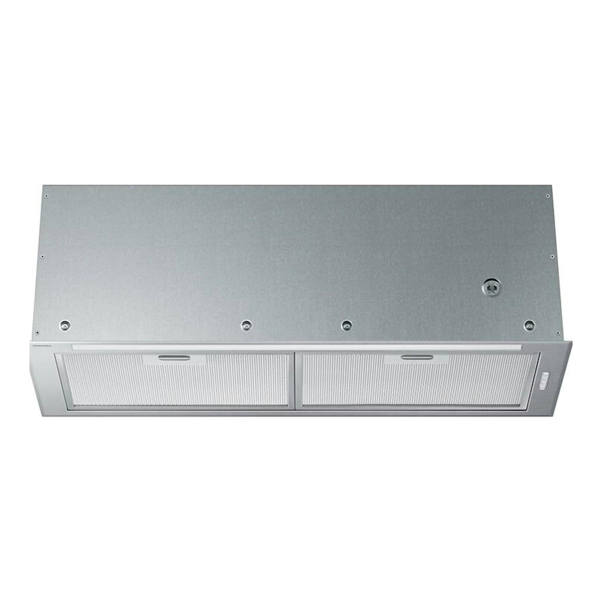 Grupo filtrante Samsung NK72FG454CS/UR, vista inferior frontal, acabado metálico plateado.